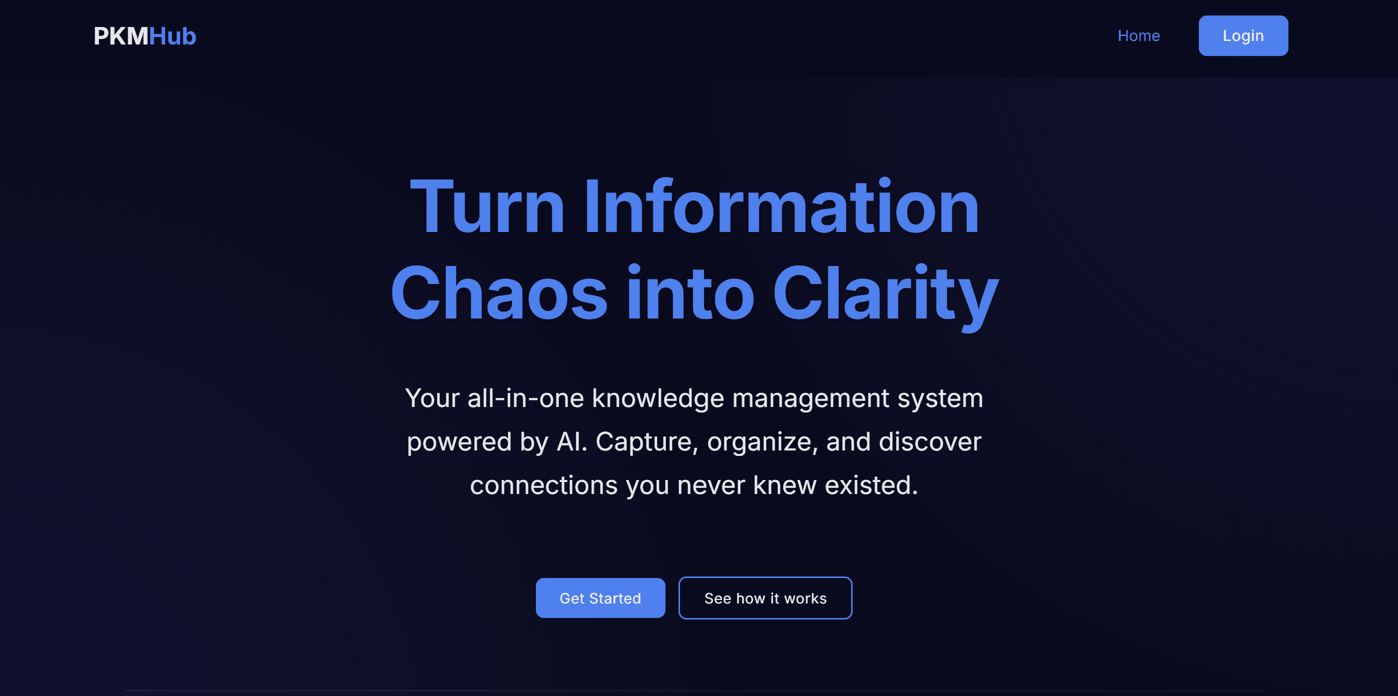 Personal Knowledge Manager screenshot